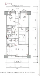 サンシティ西条【6階】の間取り