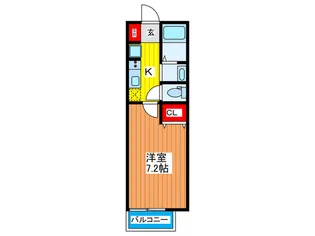 メゾンドエクセル【1階】の間取り