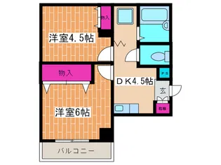 ノア-ズア-ク88【5階】の間取り
