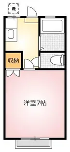恵ハイツ【2階】の間取り