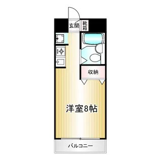 サンフラワーマンション【1階】の間取り