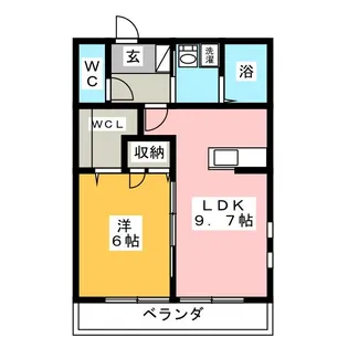 保土ヶ谷農牧ヒルズ1号館【3階】の間取り