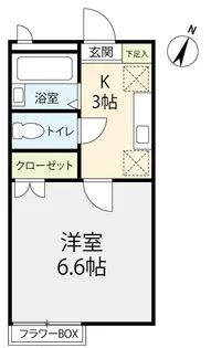 Y.K.HOUSE【2階】の間取り