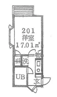 パークサイド本牧【2階】の間取り