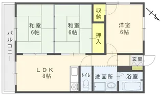 メゾン貴船【2階】の間取り