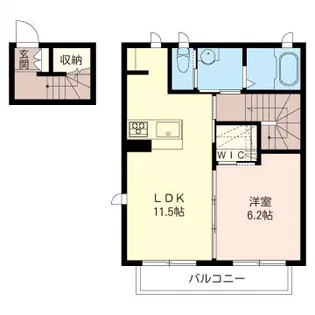 Evergreen中新井【2階】の間取り