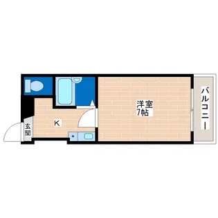 オムニバス平野【3階】の間取り