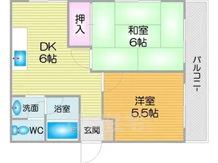 メゾンホワイト【3階】の間取り