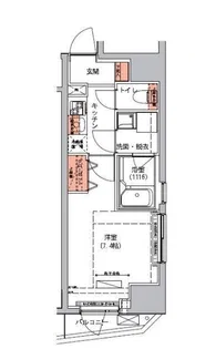 ハーモニーレジデンス三田【5階】の間取り