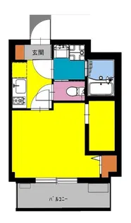 b’CASA南幸町【5階】の間取り