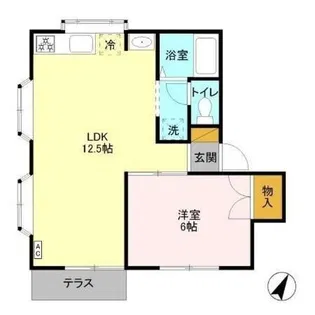 エミナン【1階】の間取り
