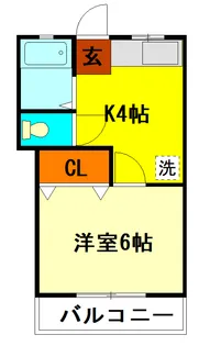 みすずコーポ【2階】の間取り