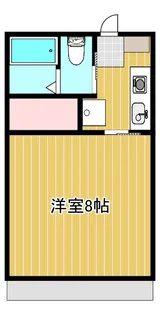 コーポ男澤II【2階】の間取り