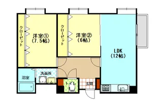 ワイズカンパニービル【2階】の間取り