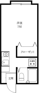 ベルメゾン薬園台【2階】の間取り