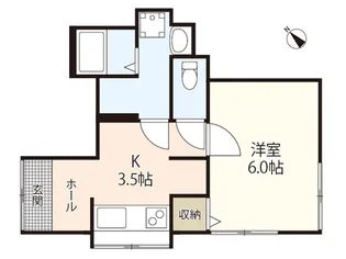 ウォーターセブン【1階】の間取り