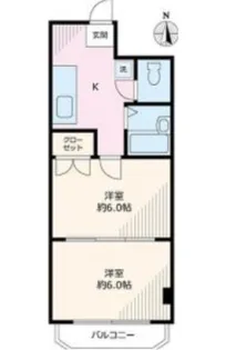 パークサイド並木【4階】の間取り