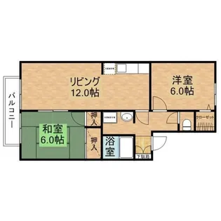 カムール花園【2階】の間取り