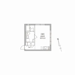 bicolo 尾山台 ~伊藤博之建築設計事務所デザイン~【2階】の間取り