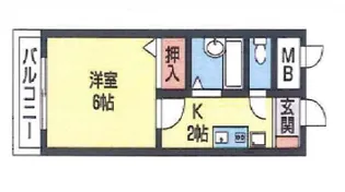 ウッドヴィレッジ【2階】の間取り