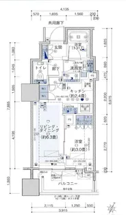ウェリスタワー千代田岩本町【3階】の間取り