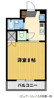 ピュアソレイユ【5階】の間取り