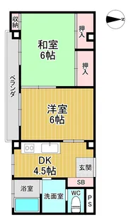 まるたか観光助川町第2ビル【2階】の間取り