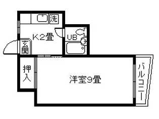 第三勝ビル【5階】の間取り