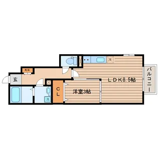 サムズアップII【1階】の間取り