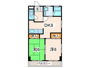 サンハイムクリエイト【2階】の間取り