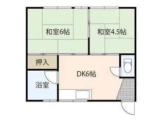 第一落海ビル【1階】の間取り
