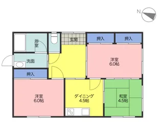 熊本県八代市高島町【一戸建】の間取り