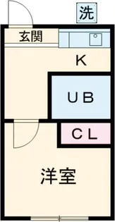 角田ハウス【1階】の間取り