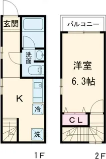 comodo東小岩【2階】の間取り