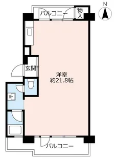 UR中央台【3階】の間取り