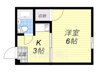 マンションKLM【4階】の間取り