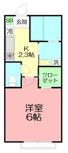 神奈川県平塚市北金目2【アパート】の間取り
