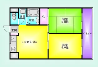 シャトーレーヌ【8階】の間取り