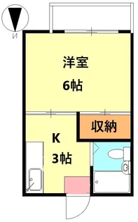 神奈川県川崎市中原区下小田中1【アパート】の間取り