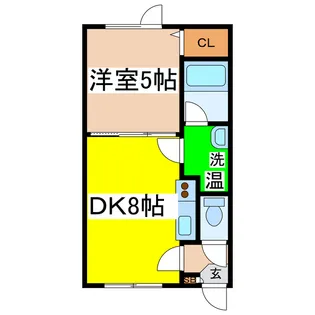 アーバンby弥生【1階】の間取り