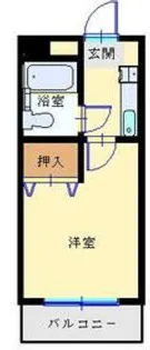 ジュネパレス横須賀【3階】の間取り