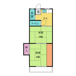 レジデンス富善【2階】の間取り