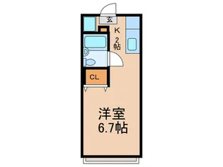 アネックス上野毛【2階】の間取り