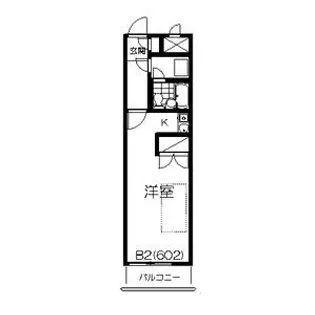 エスパシオ大町【6階】の間取り