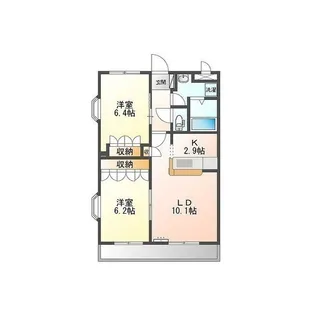 輝明館【3階】の間取り