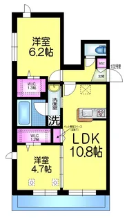 CREST OIZUMI【1階】の間取り
