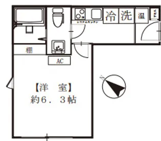 ZaMpata(ザンパータ)【2階】の間取り