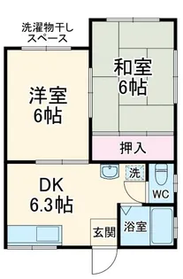 コーポホーエー1【1階】の間取り