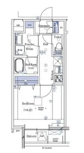 ガリシア南馬込【3階】の間取り