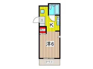 ハイホーム西川口【3階】の間取り